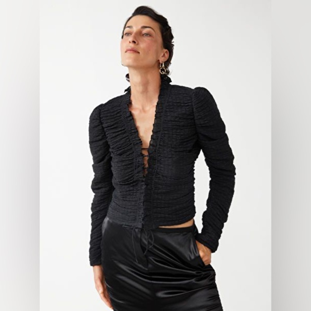 & other stories shirred top